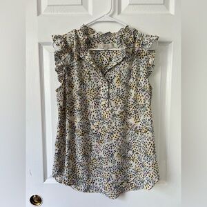 Loft ruffle sleeve women’s top